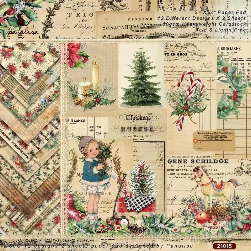 Album de scrapbooking de Noël à pois pour créer vos cartes de vœux en famille cet hiver