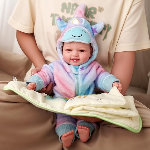 BABESIDE Baby Dolls, 17inch Large Realistic Cute Soft Body Baby Doll