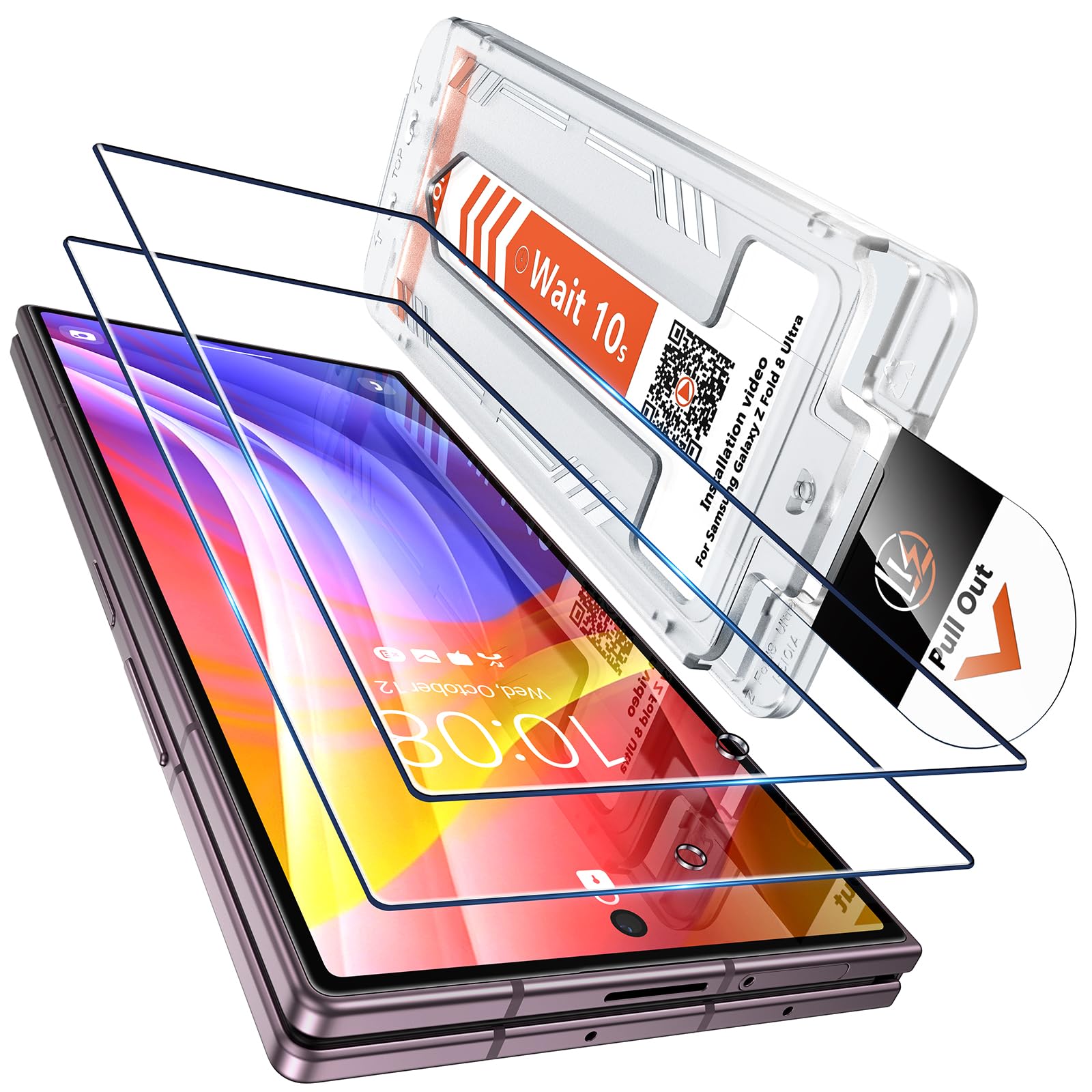 2 Pack for Samsung Galaxy Z Fold 8 Ultra Screen Protector