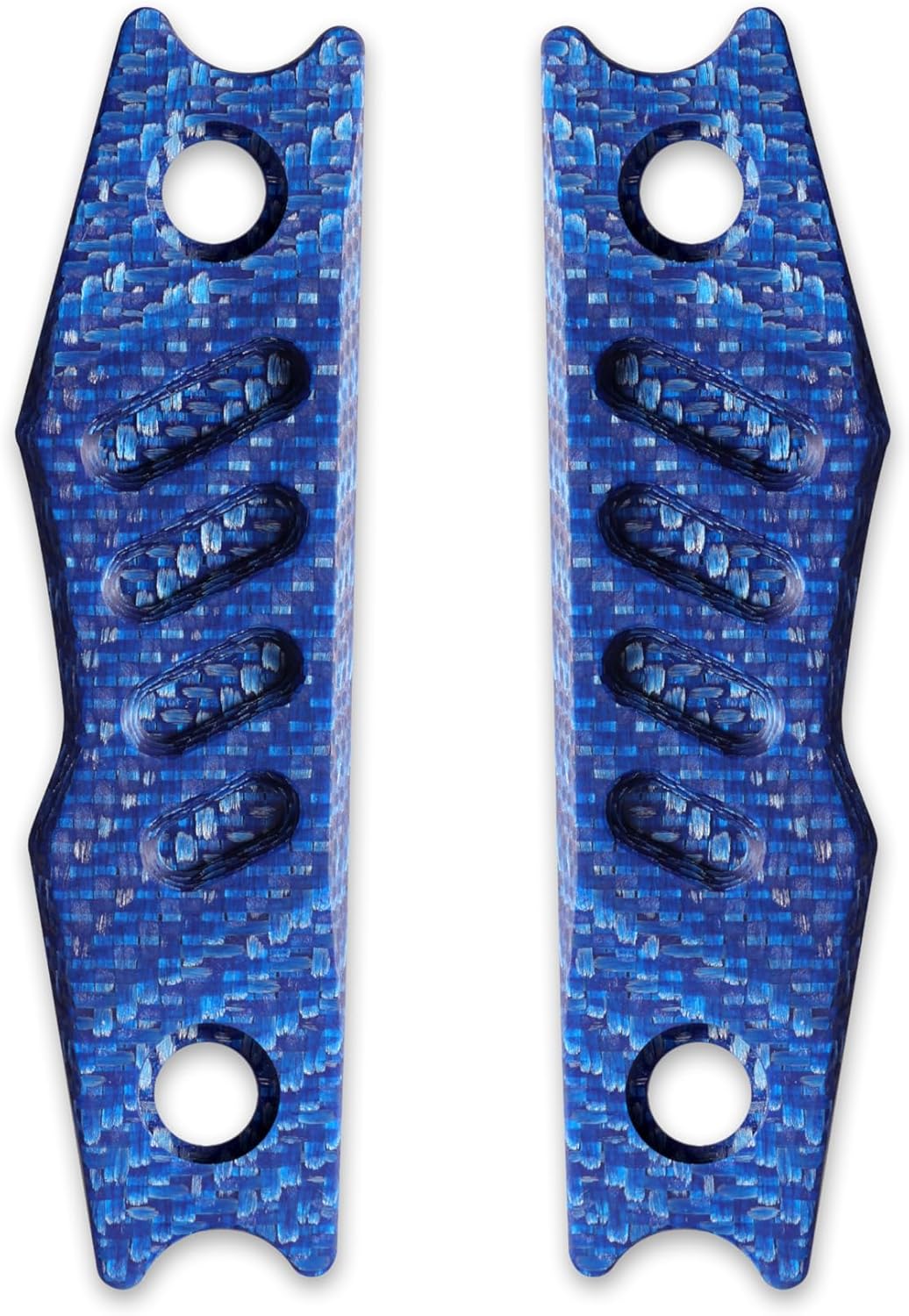 Petrified fish Handle Carbon Fiber Scale for PFE18 Bison (Without Knife) (Blue Carbon Fiber)