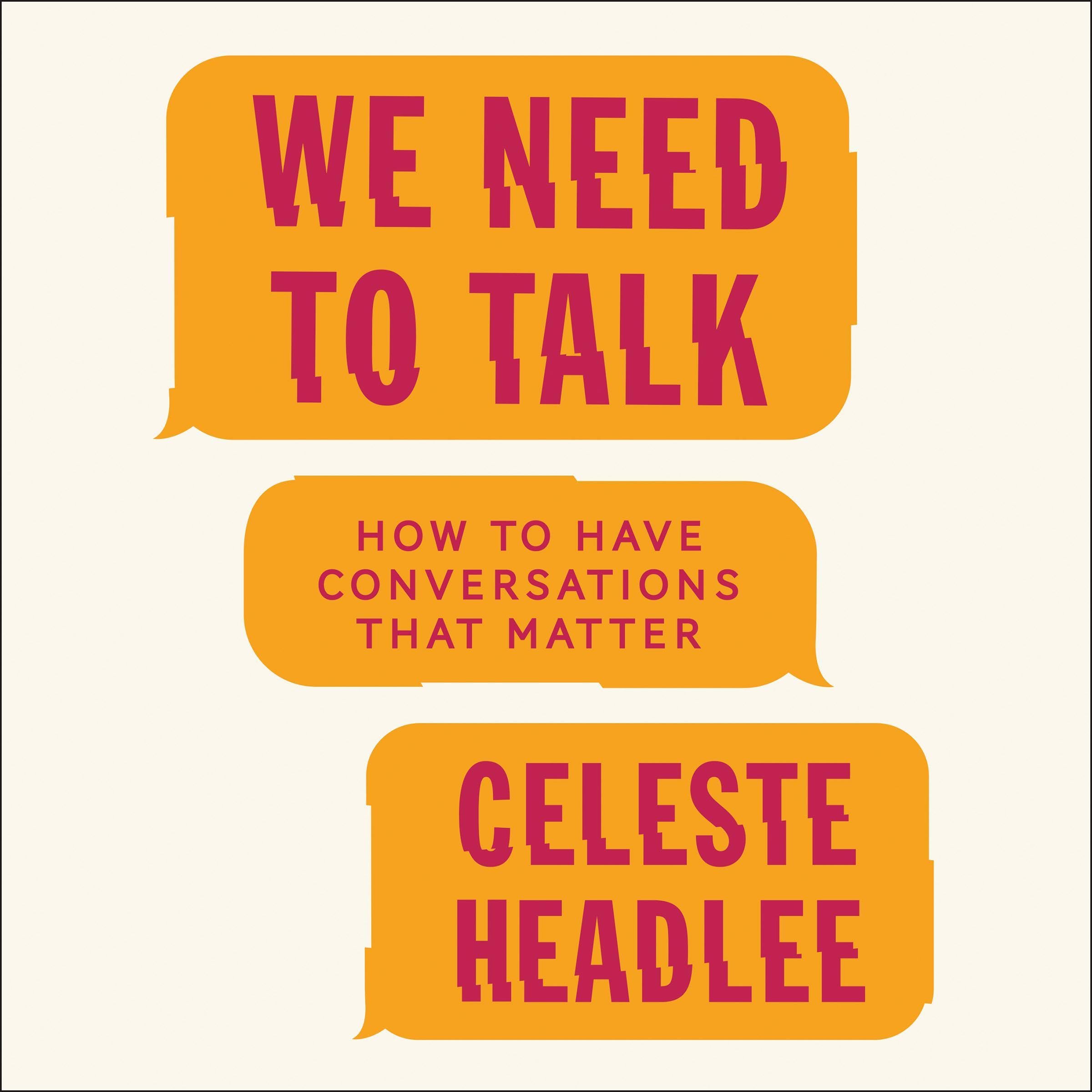 Cover art for We Need to Talk
