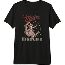 Coors Miller High Life Vintage Moon Logo Premium Tri-blend T-Shirt