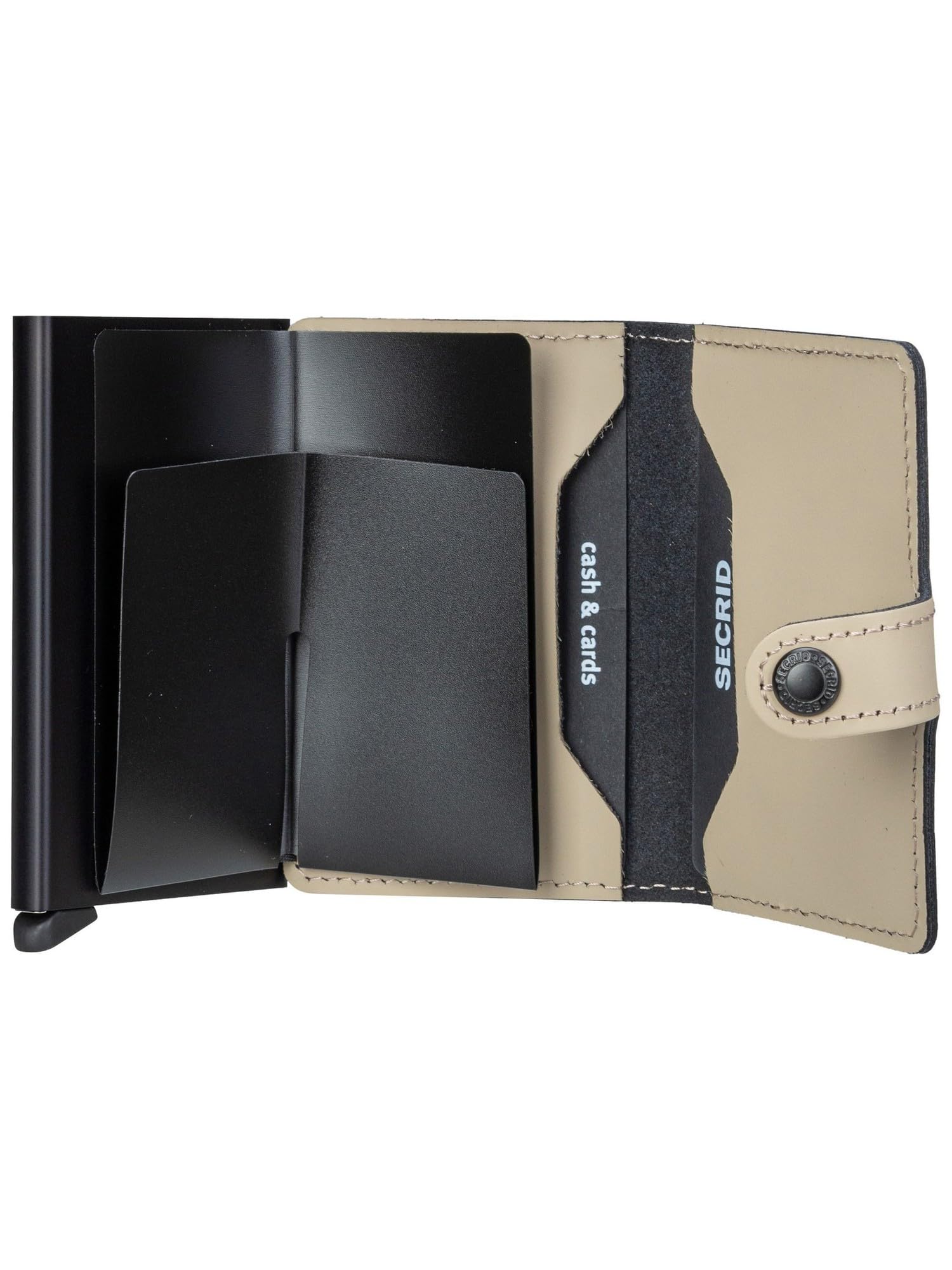 Secrid Mini Portefeuille en Cuir, Mat