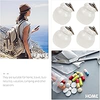 Vista 6 de 4 unidades de dispensador de té de té, recipientes de almacenamiento de decoración de tarro de caramelo con tapa, recipiente de té de porcelana