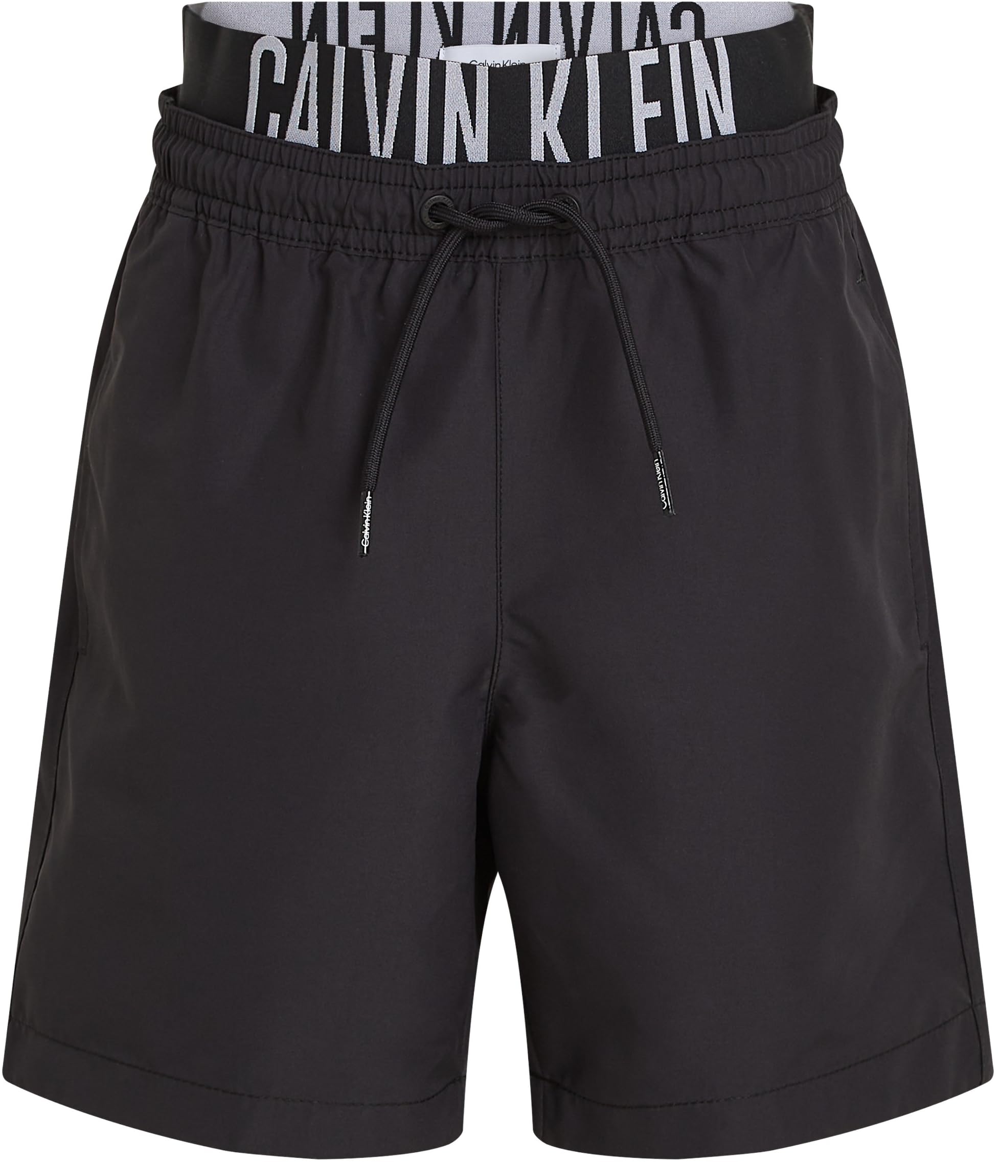 Calvin Klein Jungen Badehose Medium Double mit Logobund