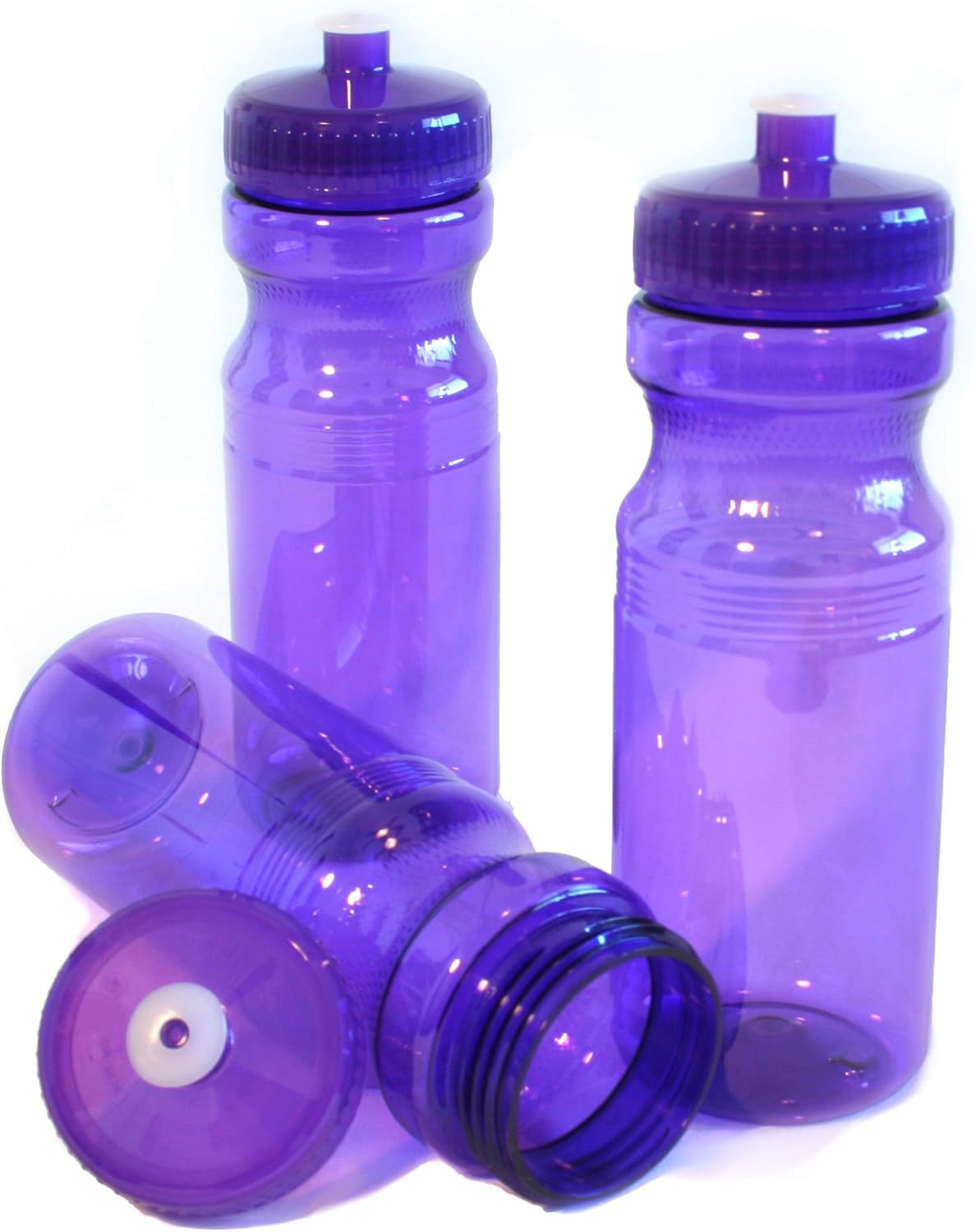 Rolling Sands – Botellas de bebida de 24 onzas, color morado (juego de 3)