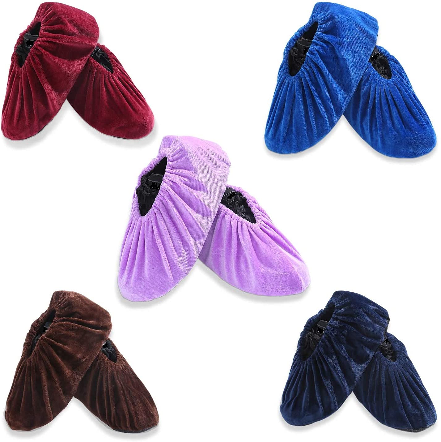 Lot De 20 Paires De Surchaussures Antidérapantes - Gris