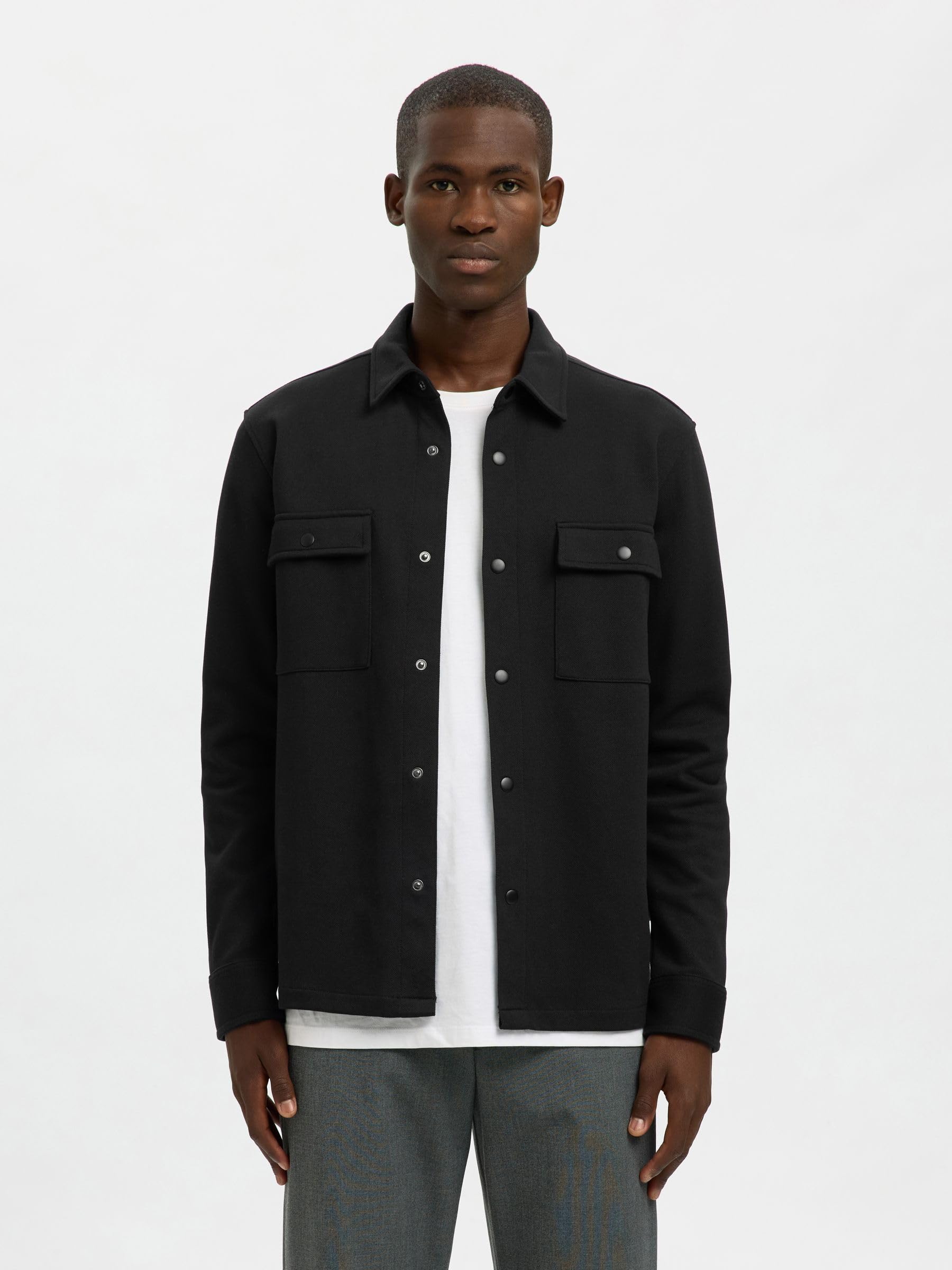 SELECTED HOMME Male Overshirt Klassisches | Overshirt
