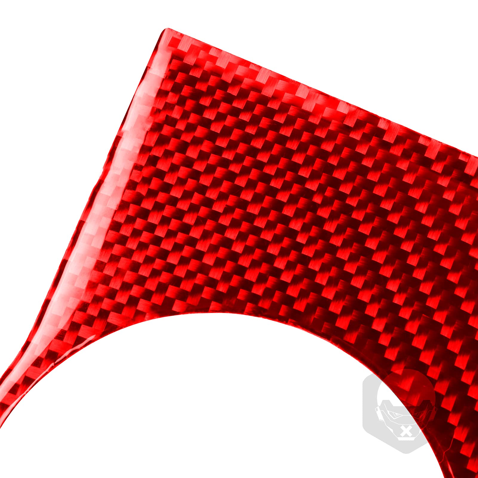 NVCNX Full Set Real Carbon Fiber Dashboard Center Console Door Panel Steering Wheel Frame Strip Sticker Trim Kit — view 4