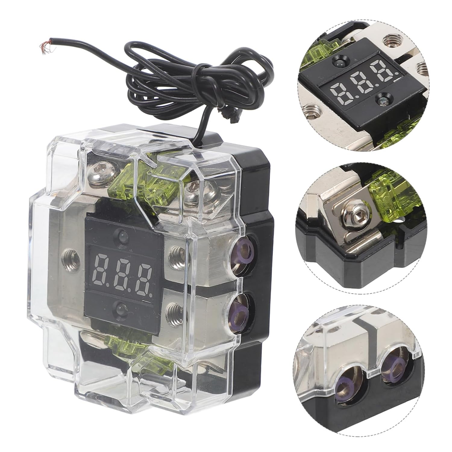 Cabilock Multi-Function Fuse Block Car Audio Fuse Holder Auto Amplifier Easy Install