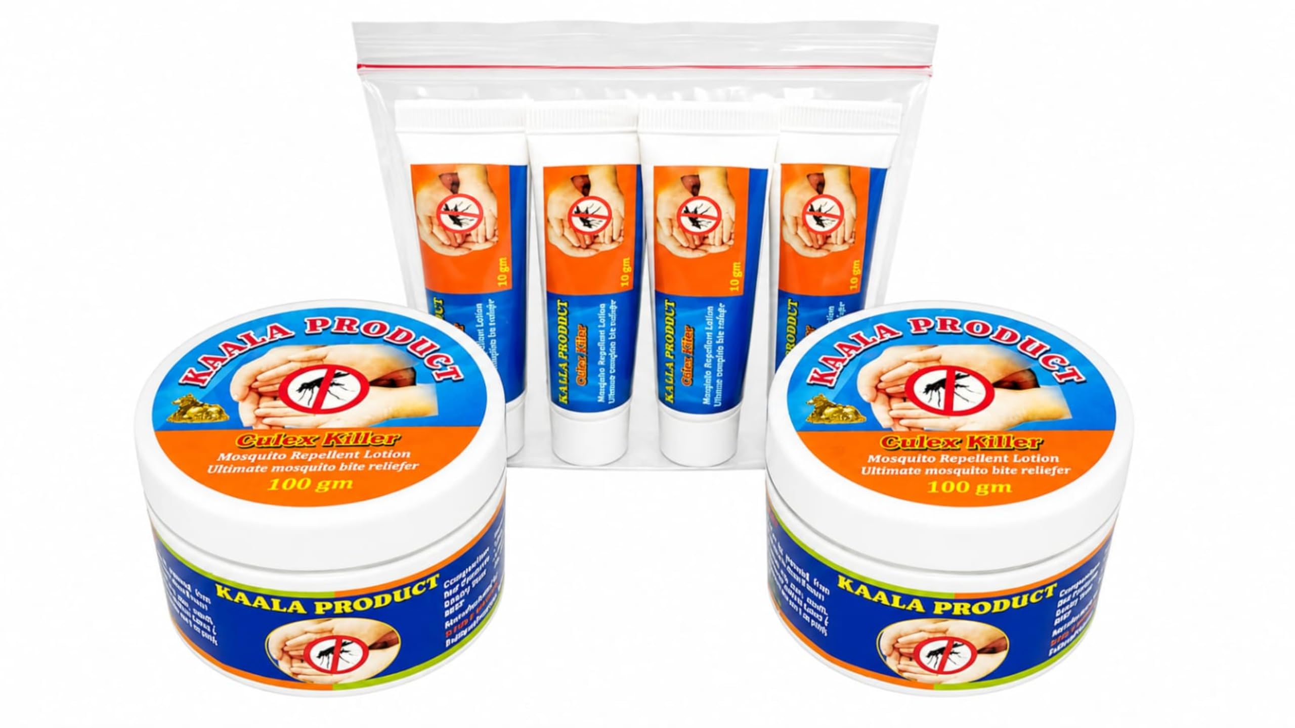 Mosquito Repellent Lotion Combo Pack | 2 × 100g Jars + 4 × 10g Tubes | Provides Up to 8 Hours of Protection, Wherever Life Takes You-picture-21