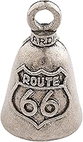 Vista 57 de Guardian Bell Good Luck Bell w/Keyring & Black Velvet Bag Motorcycle Bell Lead-Free Pewter Made in USA