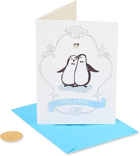 Miniatura 4 de Papyrus Tarjeta de boda LGBTQIA+ para novios (los chicos más geniales de la historia)