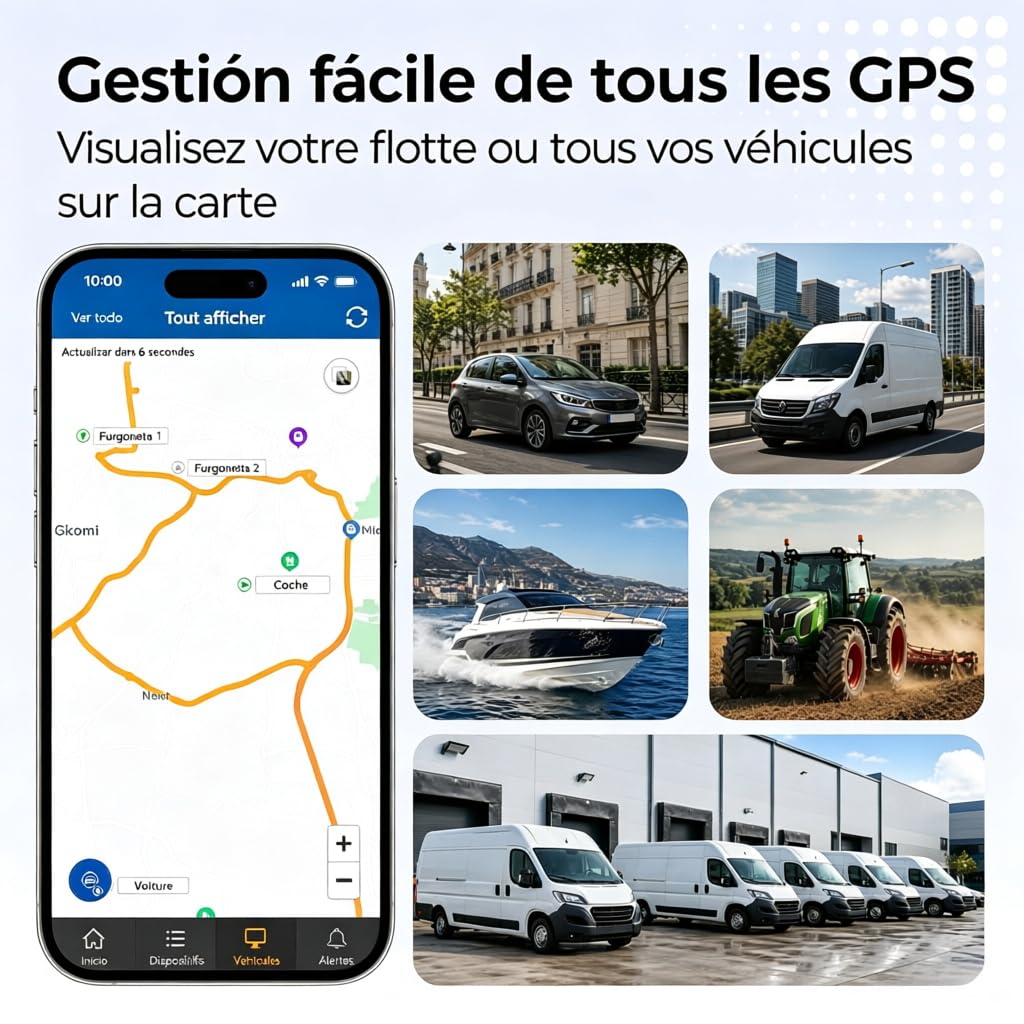 Traceur GPS Voiture 4G TK905E Aimanté avec SIM Intégrée Aimant Puissant