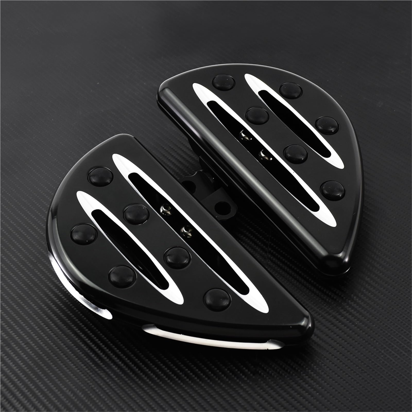 Repose-Pieds Moto Noir Montage Mâle XL1200 XL883 FLH Dyna Custom