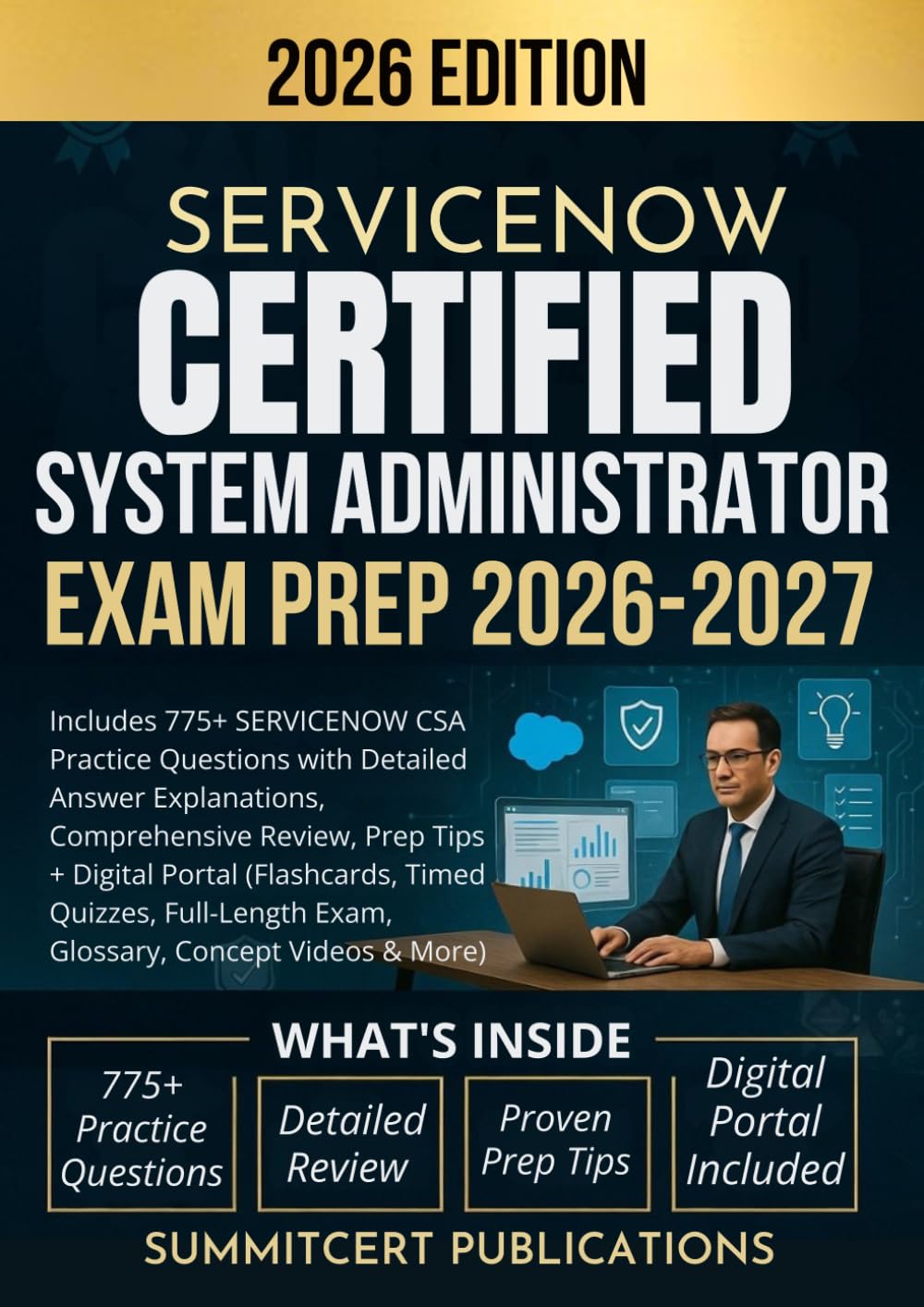 SERVICENOW CERTIFIED SYSTEM ADMINISTRATOR EXAM PREP 2026-2027: Includes 775+ SERVICENOW CSA Practice Questions with Detailed Answer Explanations, ... Timed Quizzes, Full-Length Exam & More)
