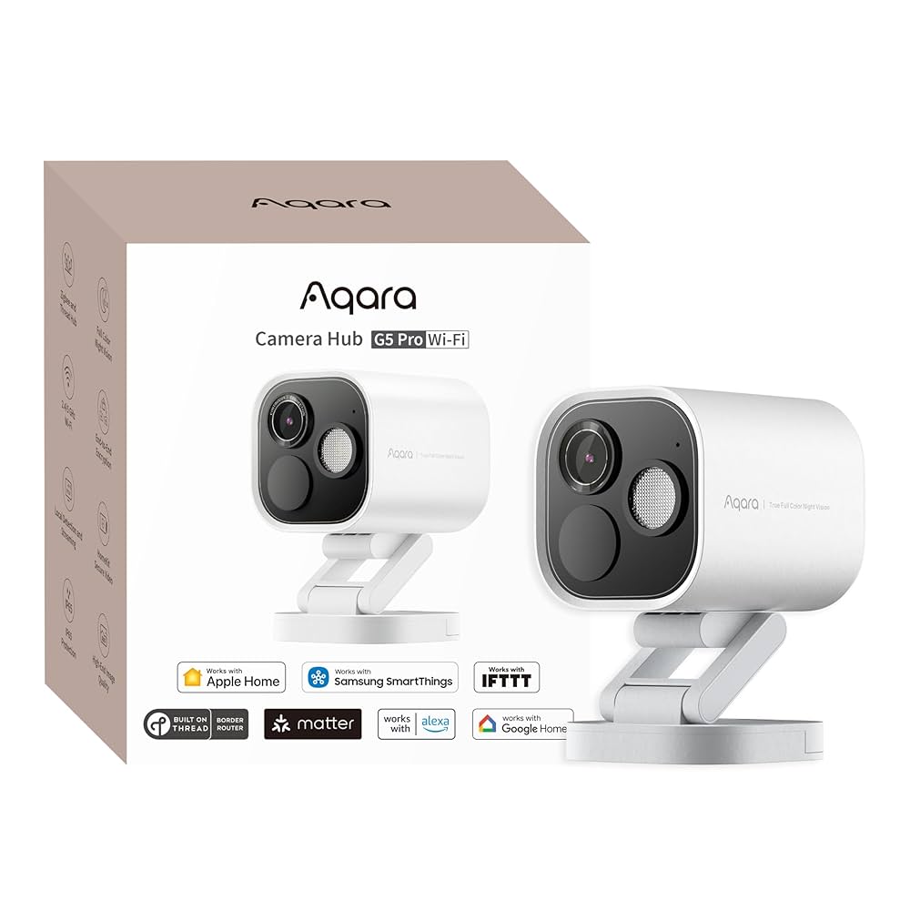 Aqara G5 Pro Wi-Fi カメラ Amazon.com : Aqara 4MP Camera Hub G5 Pro WiFi, True Color