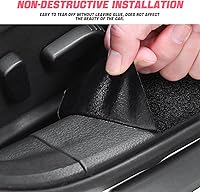 Vista 2 de Protector antideslizante para la entrada de la puerta del automóvil, protector adhesivo para el umbral de la puerta, cubierta de PEVA, protección
