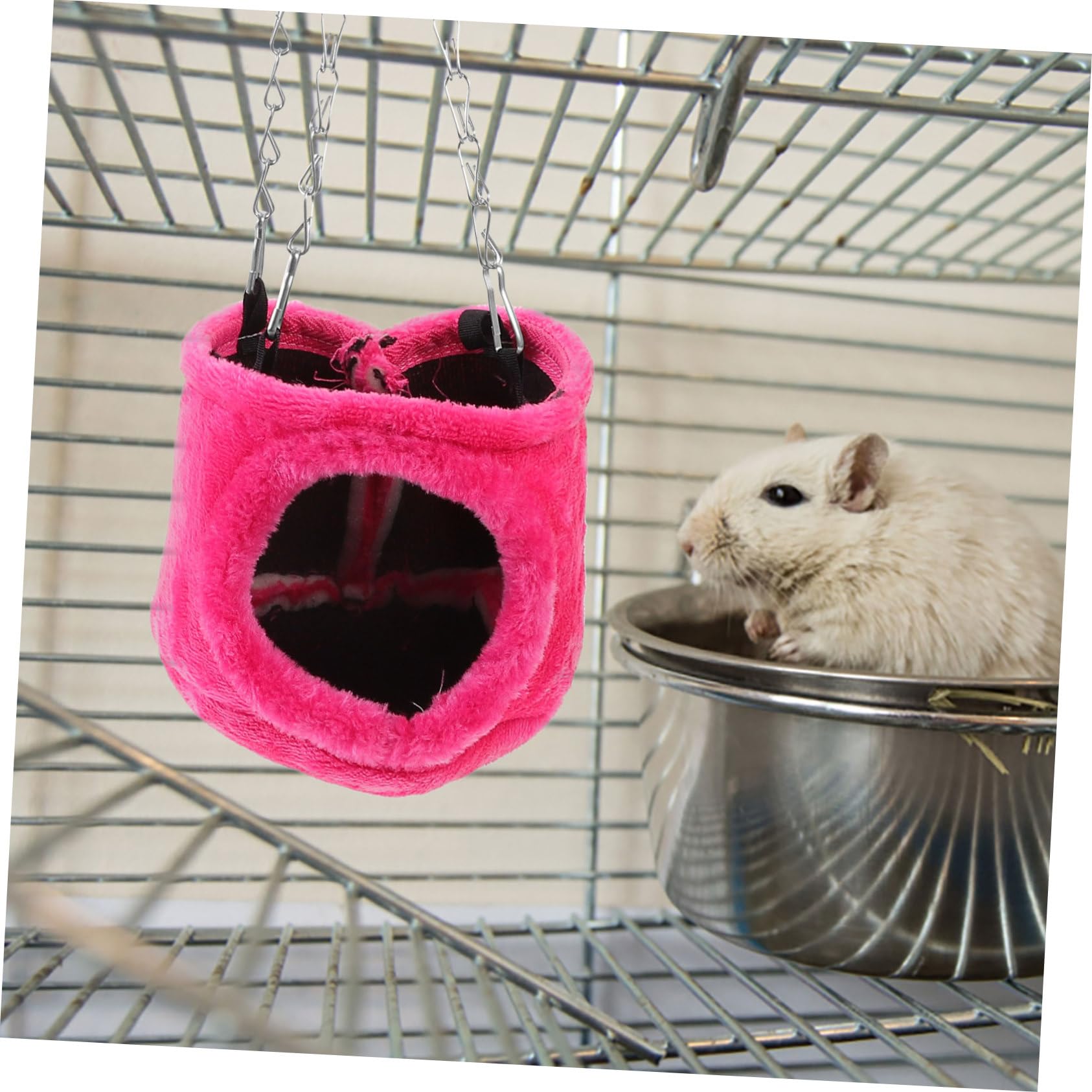 BESPORTBLE 3stücke Kuschelhängematte Für Kleine Tiere Baumwoll-Material s Zufällige Farben Wärmeisolierung Für Eichhörnchen Chinchillas Meerschweinchen Und Ratten
