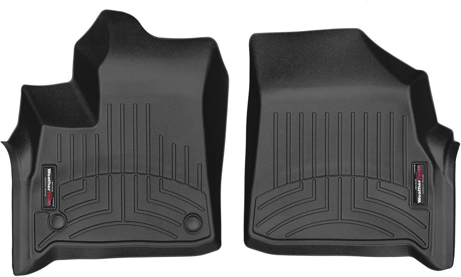 WeatherTech Custom Fit FloorLiners for Buick Enclave - 1st Row (4412691), Black