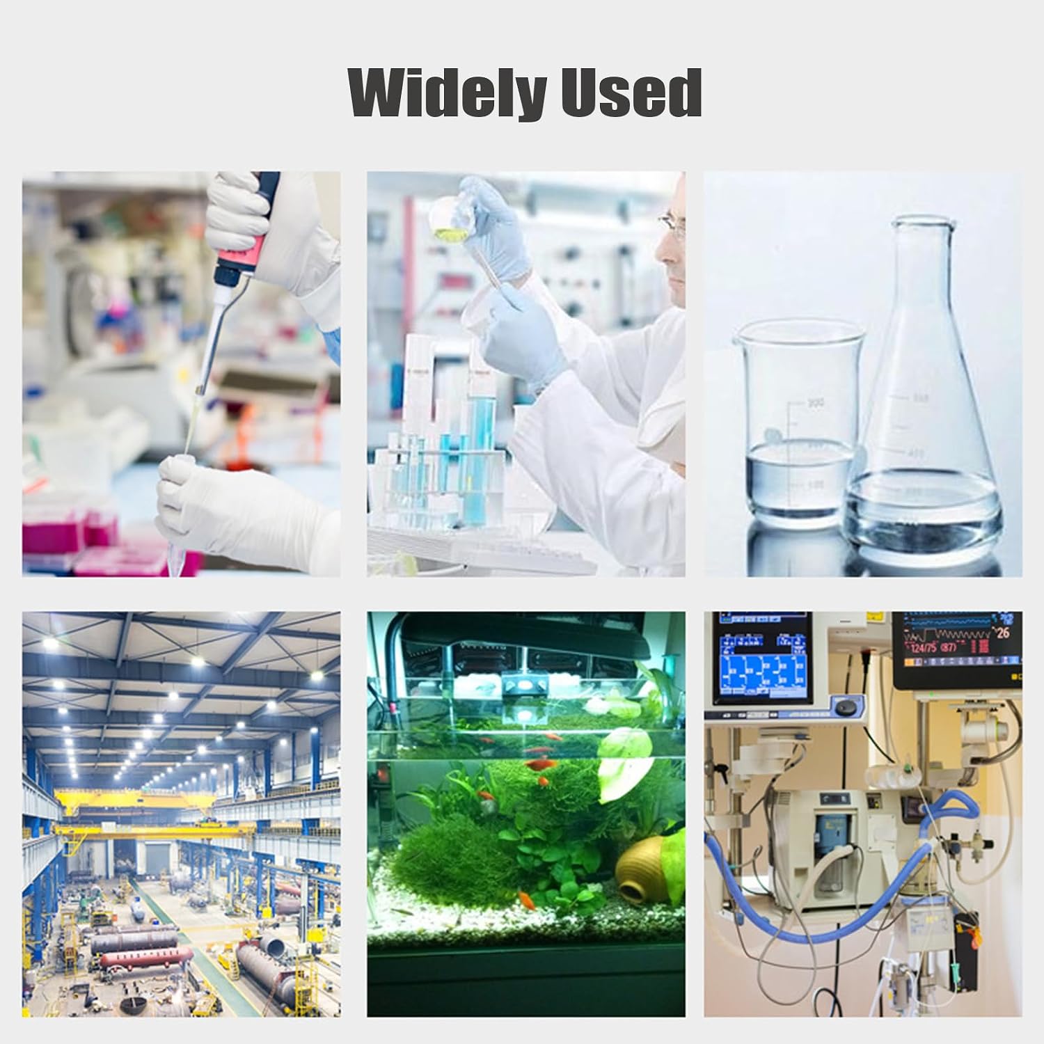 Lab Dosing Pump, Intelligent Peristaltic Pump, with 2x4MM BPT Tube/Foot Switch, Multiple Setting Modes, 0-40ml/min Flow Rate Adjustable, for Laboratory Aquarium