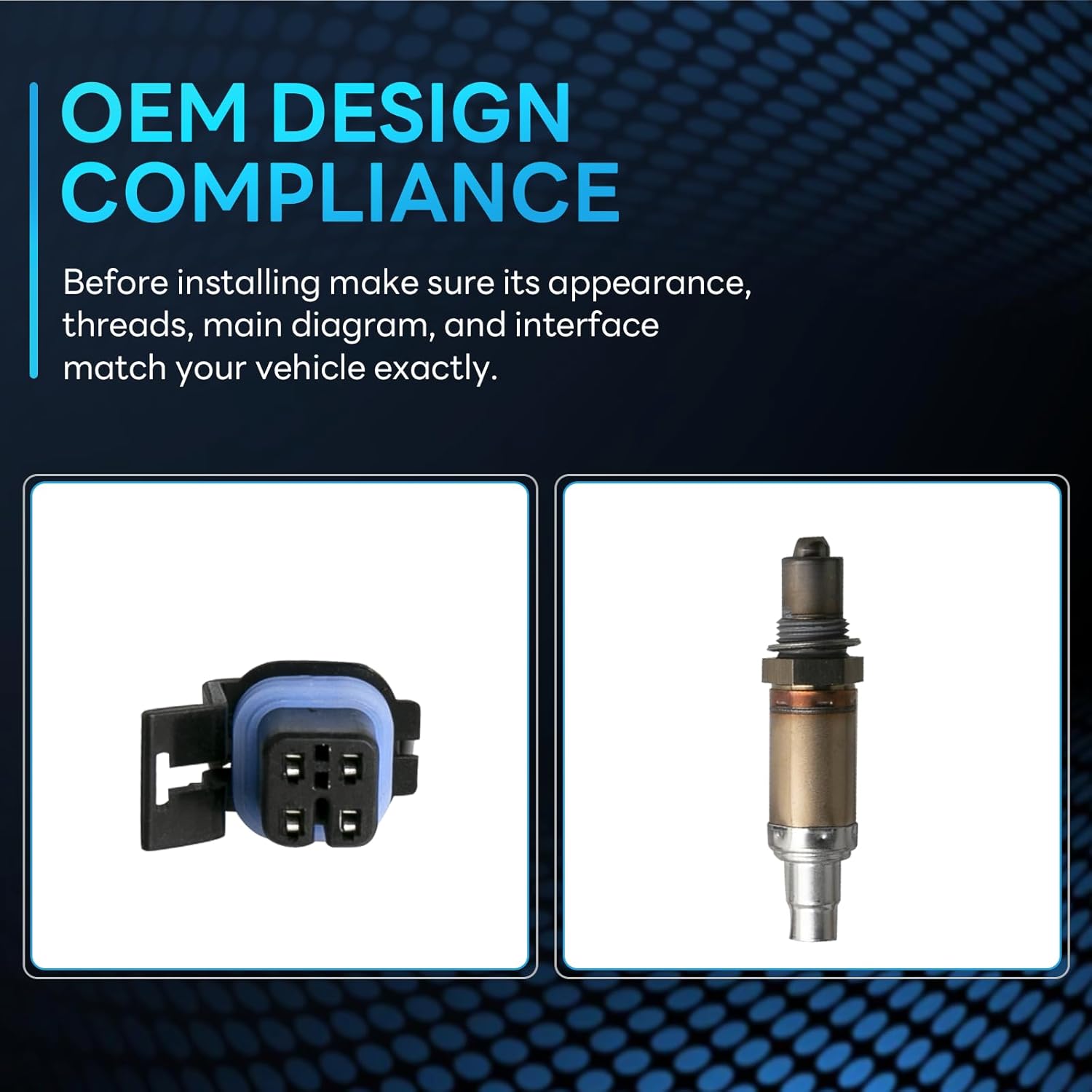 Oxygen Sensor Downstream Fit for Saturn SL2/SC2/SC1/Ion/Vue/L200/L300/LW200/LS1/LW1 & Chevy Cobalt & More - Replace #13361