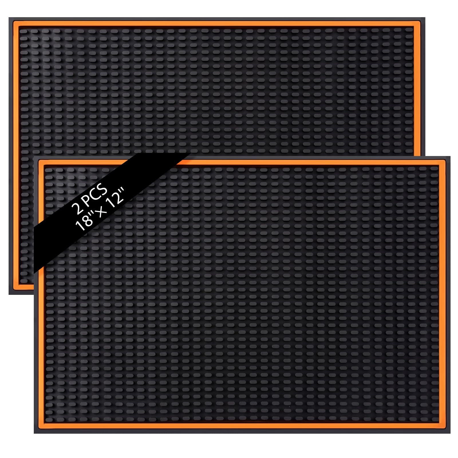 Tioncy 1 Pack Extra Large Bar Mat, 32 x 24 Inch Black Countertop Liner — Amazon image 16