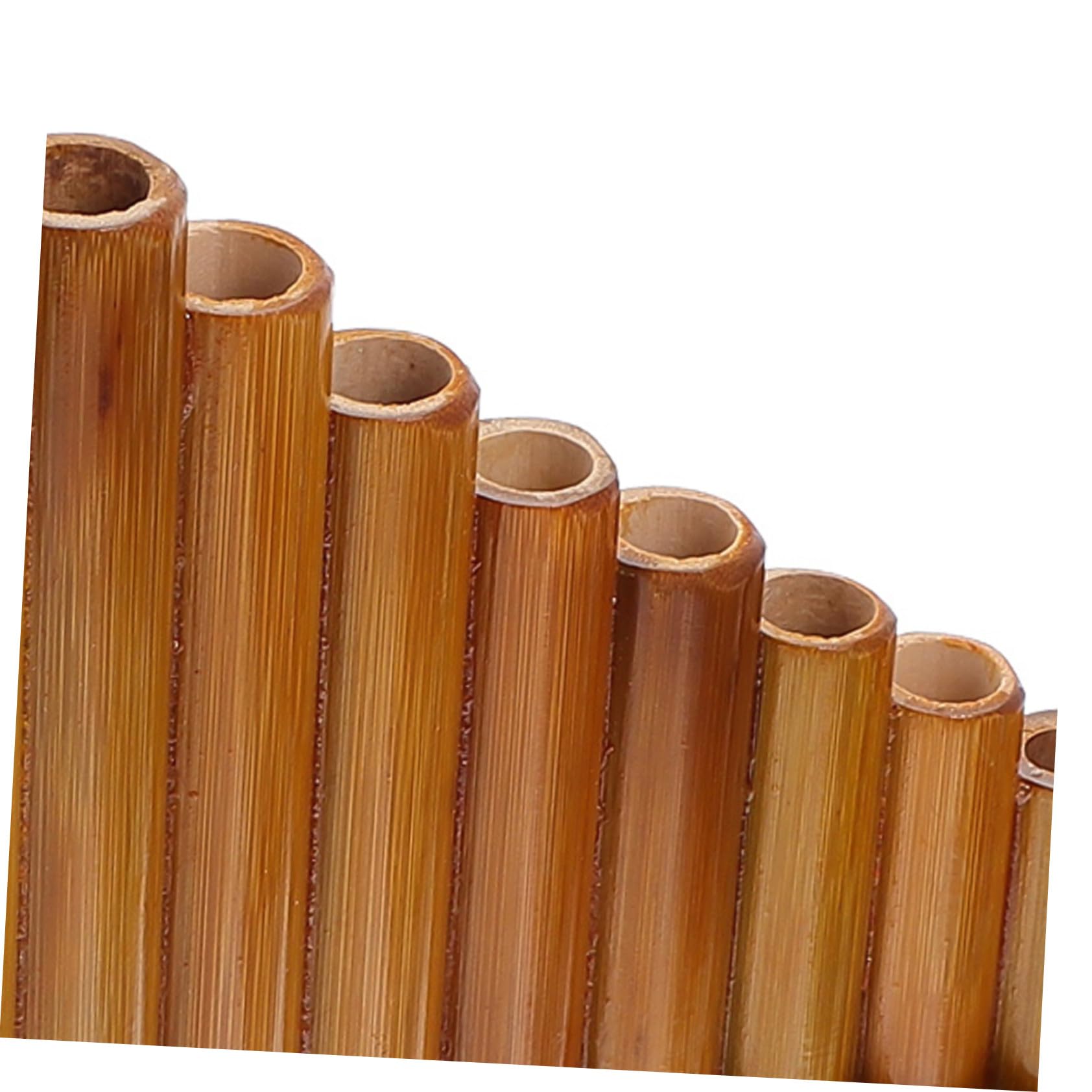 Flauto di Pan di Bambù a 15 Tubi in Tonalità Sol, Strumento Musicale Didattico per Principianti, Colore Legno Naturale, Design Destro, Educativo per Ragazzo Ragazza e Pratica