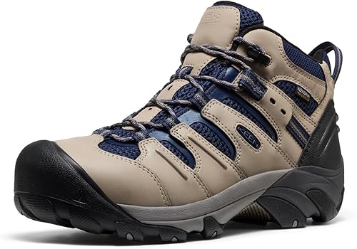 Vista 23 de KEEN Utility Botas de trabajo impermeables Lansing de altura media con punta de acero para hombre Mantillo/Shitake