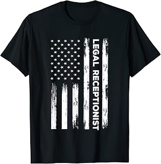 American Legal Receptionist Outfit Front Office USA T-Shirt