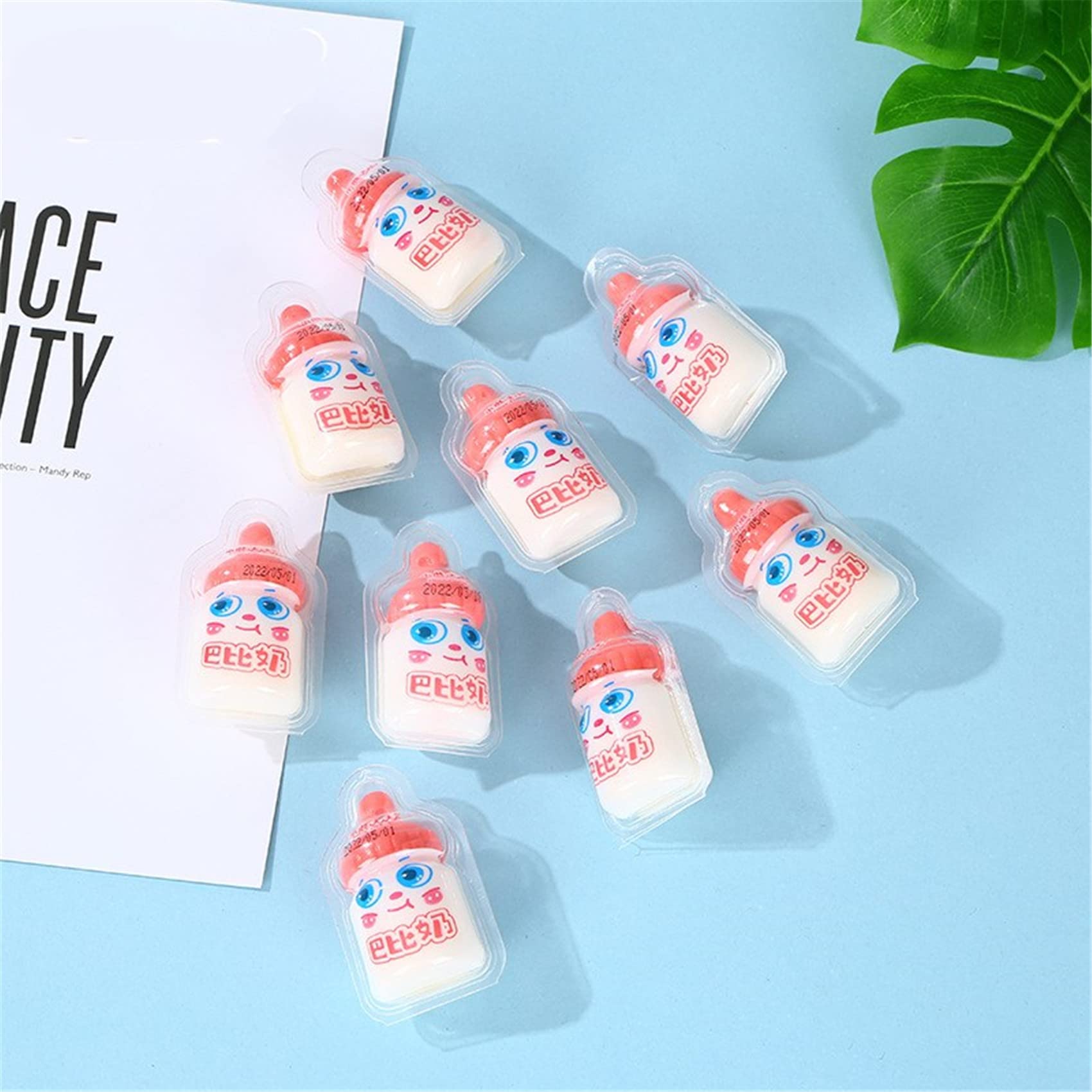 Amazon | YAYAMIYA 哺乳瓶グミ 50個セット バービーミルク ヨーグルト