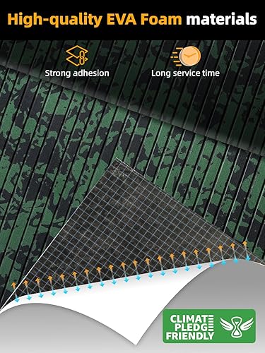 Miniatura 2 de FOCEAN Suelo de lancha de espuma EVA, para cubierta de lancha, suelos marinos de camuflaje autoadhesivos para barcos, yates, kayak, caravana, 94.5 x