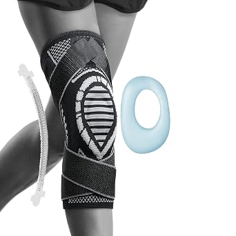 Thx4COPPER Compression Knee Support Brace with Silicone Knee Pad & Side Stabilizers, Adjustable Strap-Medical Grade Knee Sleeve for Knee Pain Relief, MCL, Meniscus Tear, Arthritis, Running-Men Women