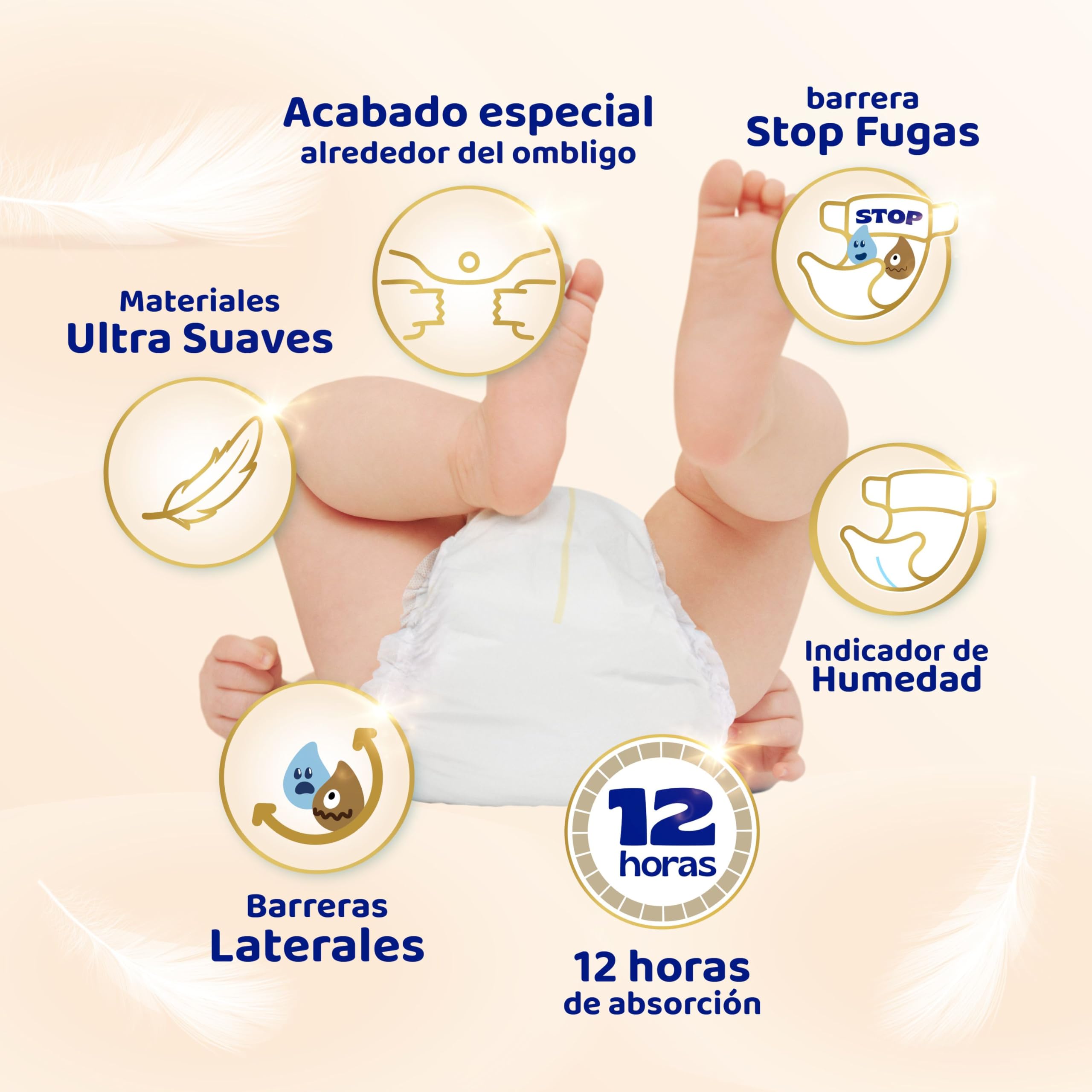 Dodot Sensitive Talla 3, 78 Pañales, 6kg-10kg, Hasta Una Noche 100% Libre De Fugas Y Cuidado De La Piel — view 4