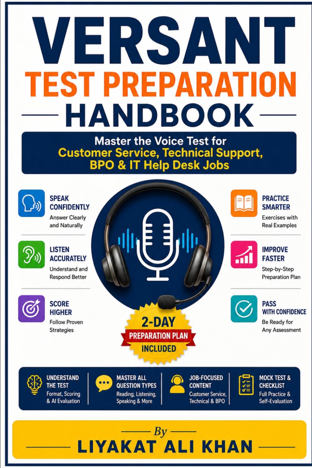 VERSANT TEST PREPARATION HANDBOOK: Master the Voice Test for Customer Service, Technical Support, BPO & IT Help Desk Jobs