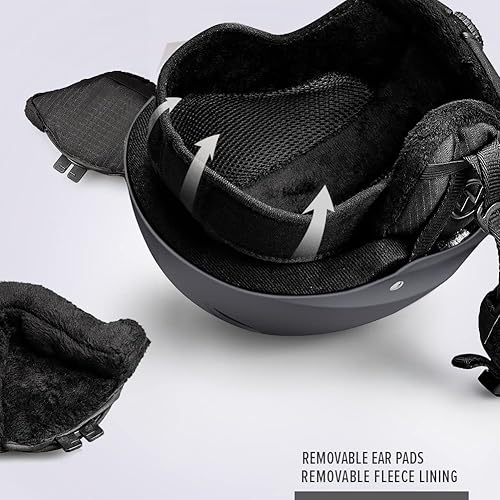 Vista 117 de OutdoorMaster Kelvin - Casco de esquí y snowboard para hombres, mujeres y jóvenes Gris
