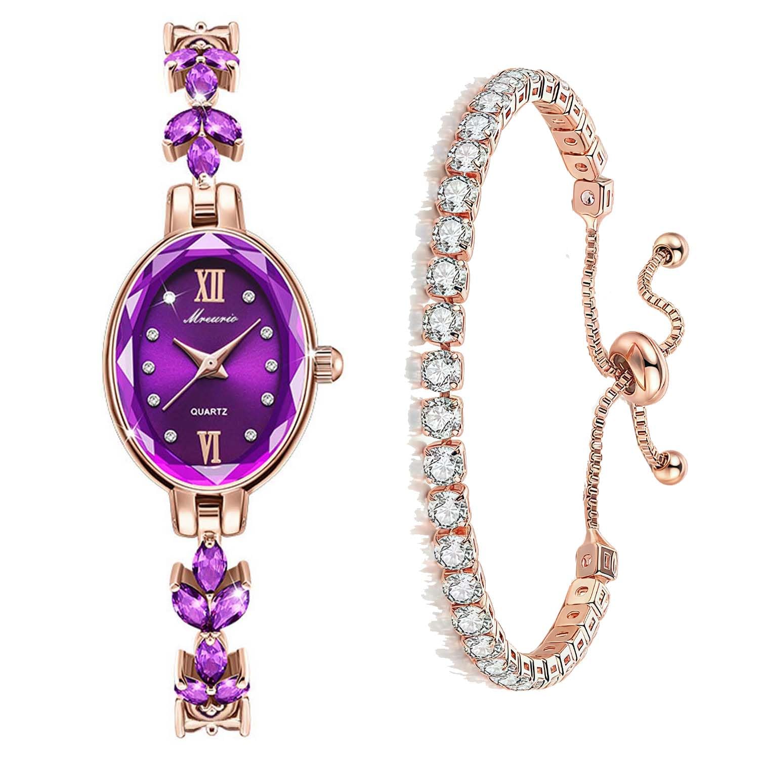 Orologio da donna con cinturino a forma di foglia