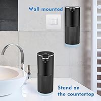 Vista 6 de Automatic Foaming Soap Dispenser, 4-Level Adjustable Electric Foam Hand Soap Dispenser, USB Rechargeable Touchless for Bathroom Countertop, Kitchen