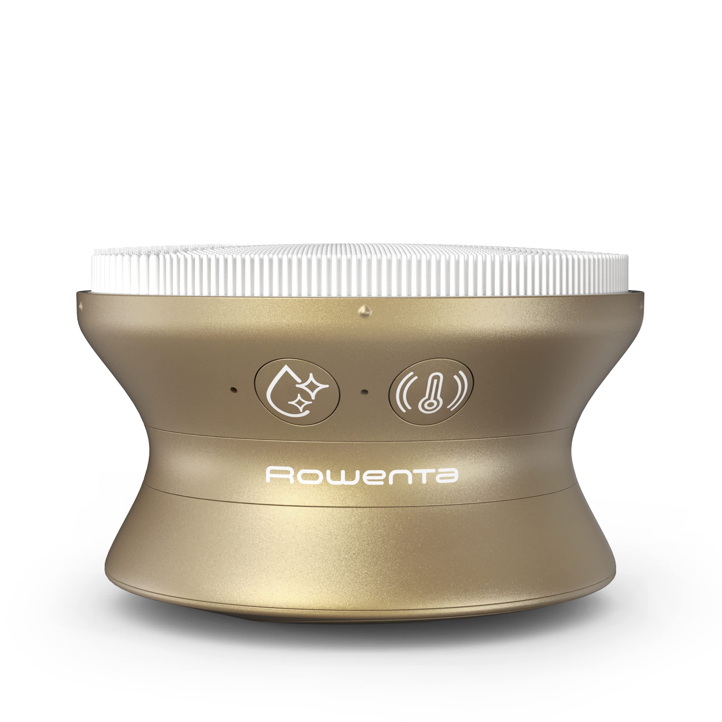 Rowenta Skin Duo Nettoie & Boost Appareil 2-en-1 visage et cou, Nourrit, Nettoie en douceur, Peau apaisée et rajeunie, Vibrations et chaleur, Instant bien-être, Utilisable sous l'eau LV8530F0