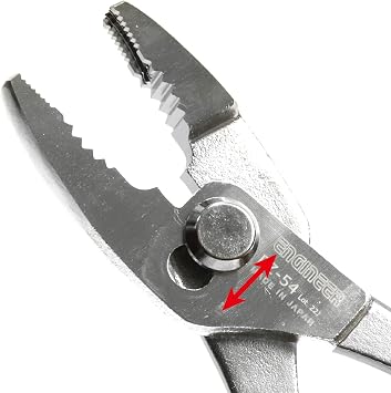 ENGINEER PZ-54 Screw Removal 7 Slip Joint Pliers Made in Japan Stripped Screw Extractor