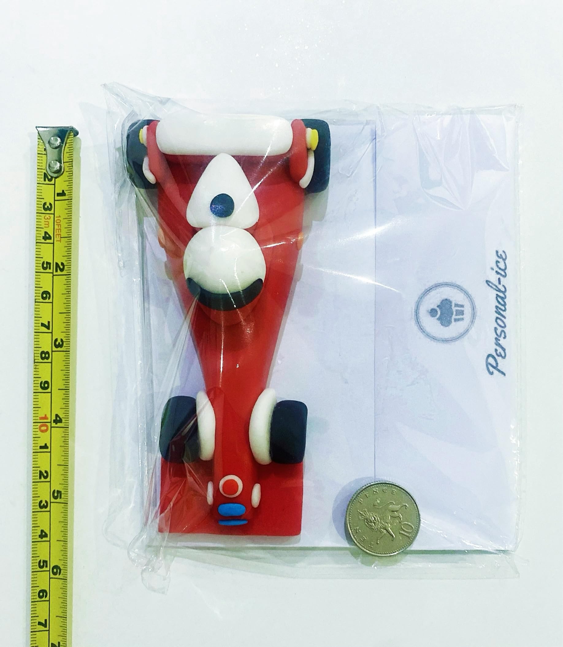 Edible f1 cake topper, Red, 5 inches by 2.5 inches - Image 2