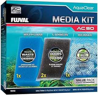 Fluval - Media Maintenance Kit for AC50 Power Filter - for Use in Freshwater & Saltwater Aquariums