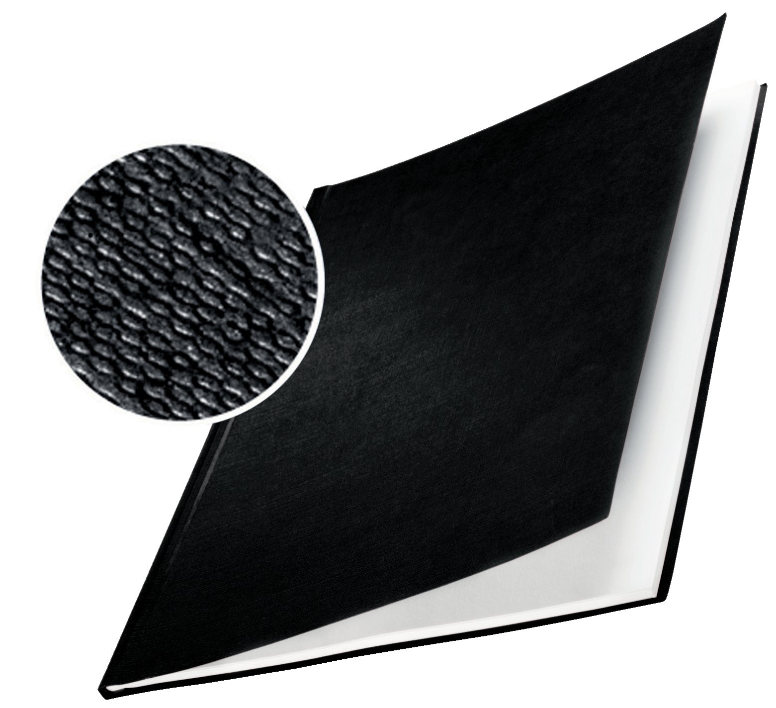 Leitz 73970095 Buchbindemappe impressBIND, Hard Cover, A4, 28 mm, 10 Stück, schwarz