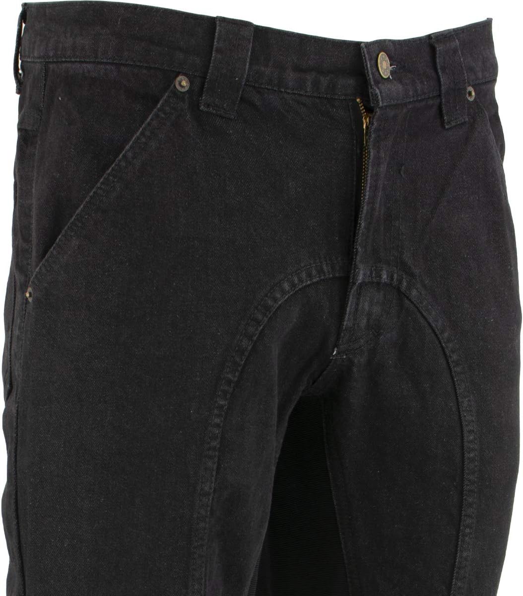 Milwaukee Leather Men's Classic Fit Denim Motorcycle Rider Racing Pants w/CE Armor on Knees - 38 - Image 4