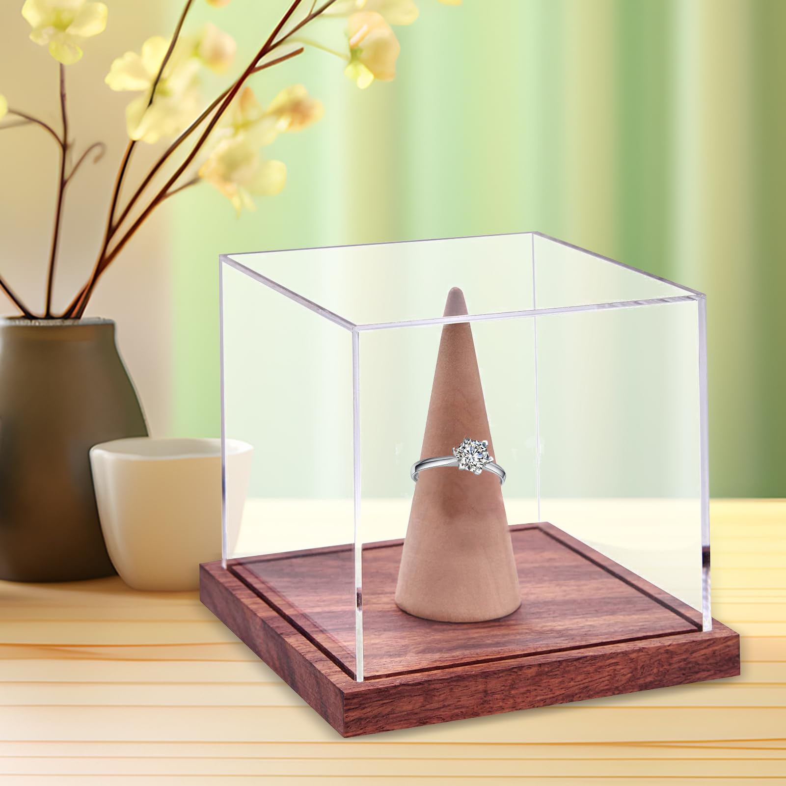 Amazon.co.jp: 優勝指輪ホルダー | クリアアクリル展示ケース - クリア