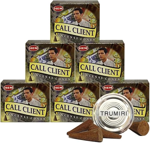 Vista 41 de TRUMIRI Paquete de soporte para cono de incienso con dobladillo de conos de incienso de copal, paquete de 6 (aproximadamente 60 conos)