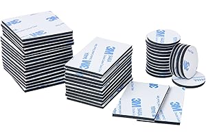 60 Adhesive Pads for Ring Doorbell Installations (Assorted Shapes and Sizes)