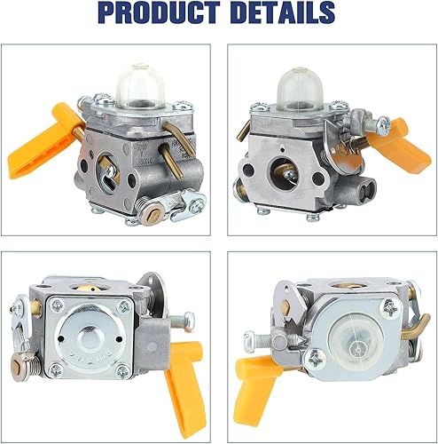 Miniatura 8 de Powtol 308054043 Carburador para Ryobi CS26 SS26 RY09056 CS30 SS30 EX26 RY28040 RY28020 RY28000 RY09053 RY09055 RY28025 RY28021 2 6CC Trimmer