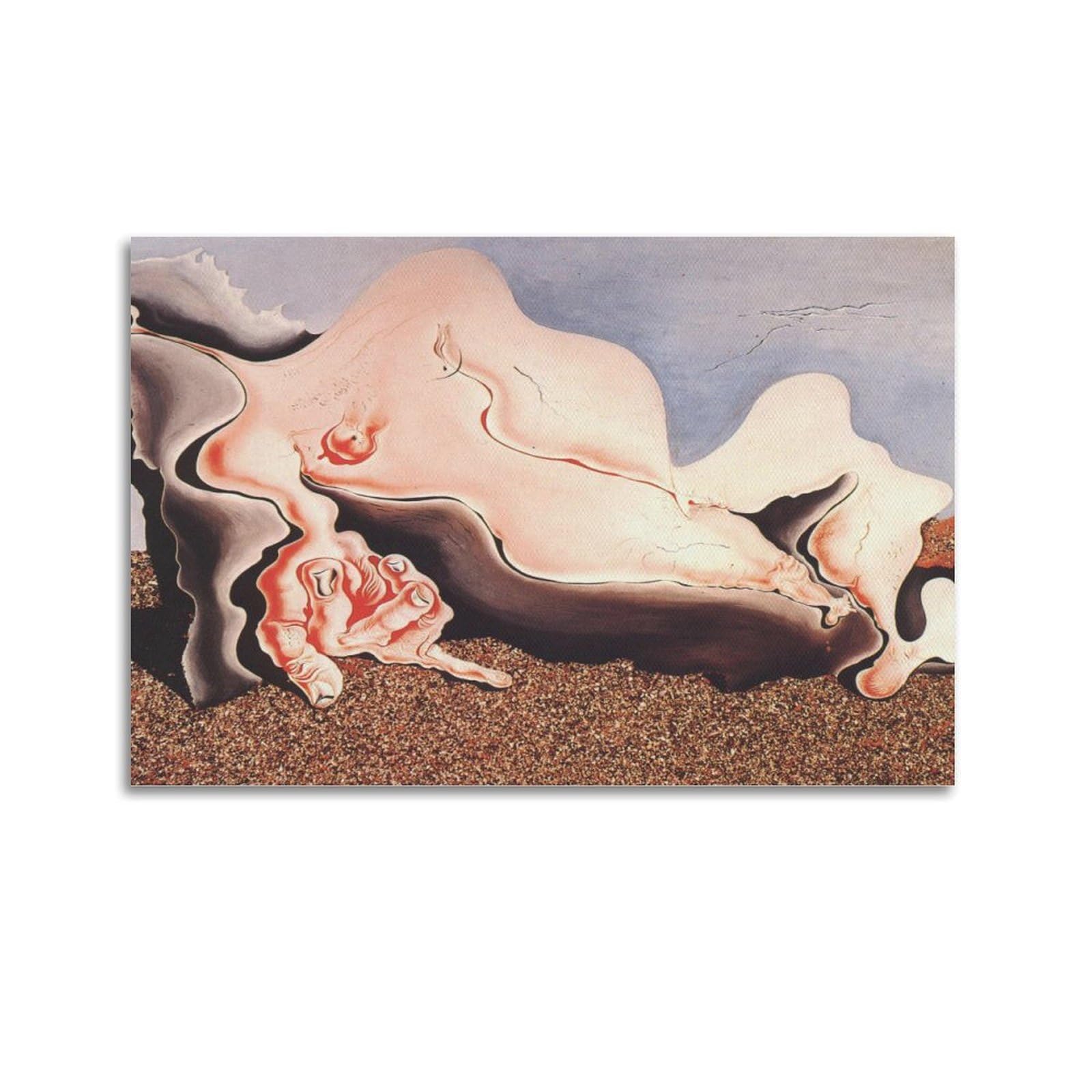 KANGZENG Salvador Dali Painter Works (Female Bather) Art Posters Canvas Art And Wall Art Picture Print Modern Family Bedroom Decors 12x18inch(30x45cm)
