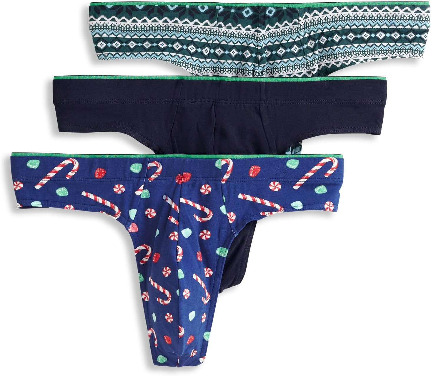 Jockey Men's Underwear True Style Thong - 3 Pack